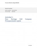 New Heritage Doll Company - Presupuestando capital