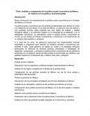 Análisis y comparación de la política social y económica de México en relación con la política y economía global