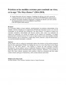 Prácticas en las medidas extremas para combatir un virus, en la saga “The Maze Runner” (2014-2018)