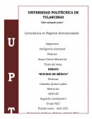 Los suicidios en México