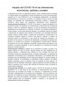 Impacto del COVID-19 en las dimensiones económicas, políticas y sociales