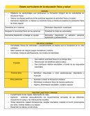 Bases curriculares de la educación física y salud