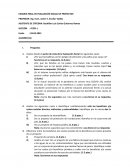 Examen final de evaluación social de proyectos