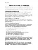 Trastornos por uso de sustancias