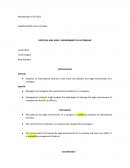 Political and legal environment of a company