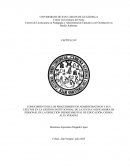 Conocimiento de procedimientos administrativos y sus efectos en la gestión institucional de la junta calificadora de personal de la dirección departamental
