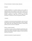 El Proceso Administrativo: Fundamentos, Etapas y Aplicaciones