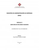 Dirección de recursos humanos Caso práctico “Call You Services”