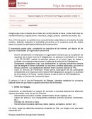 Caso práctico aspectos legales PRL