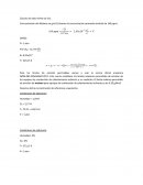 Cálculo del valor límite de CH4