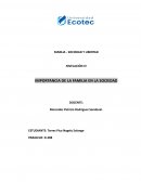 Importancia de la familia en la sociedad