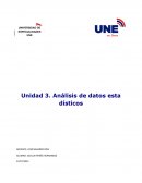 Análisis de datos estadísticos