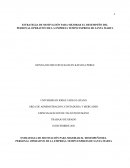 Estrategia de motivación para mejorar el desempeño del personal operativo de la empresa Tempo Express de Santa Marta