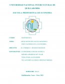 Aplicación de las ecuaciones e inecuaciones en la economia