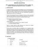 Perfiles de canales de regadio