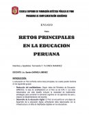 Retos principales de la educación peruana