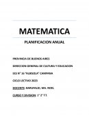 1er año Matematica