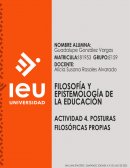 Posturas filosóficas propias