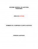 Estructura de Informe de Auditoría