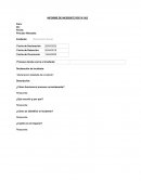 Declaración detallada del incidente