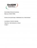 Crucigrama habilidades de un administrador