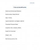 Psicología. Ficha de identificación