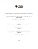 Direccionamiento y diagnostico estratégico externo industria de Alimentos Zenú