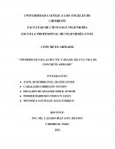 Informe de fallas ductil y fragil de una viga de concreto armado