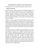 Los 8 pasos para el análisis de las políticas públicas