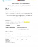 Efecto de dos métodos de escarificación (química con hidróxido de sodio y lixiviación) en el número de semillas germinadas del Carica papaya al final de 16 días de cultivo in vitro