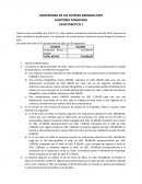 Auditoría financiera Caso práctico