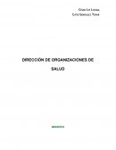 El trabajo directivo en organizaciones de salud