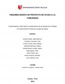 Esquema básico de proyecto de ayuda a la comunidad