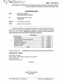 Cotización de servicios