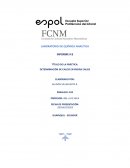 Determinación de calcio en caliza