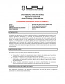 Programa provisional sujeto a cambios