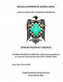 Recursos naturales de Argentina: Implicaciones geopolíticas y sus relaciones internacionales entre China y Estados Unidos