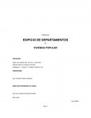 Edificio de departamentos de vivienda popular