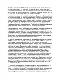 Starbucks: Presentando un servicio al cliente. Página 3