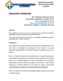 Ensayo de la educación ambiental