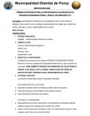 Mantenimiento periodico no pavimentado en los sectores el bosque