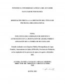 Influencia del liderazgo de servicio y autocrático en la motivación de logro, poder y afiliación de la teoría de McClelland