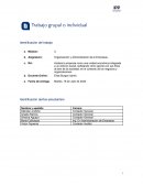 Organización y Administración de la Empresas