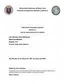 Laboratorio de química general. Práctica 5 Ley de conservación de la materia