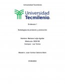 Estrategias de producto y promoción