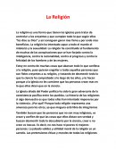 Opinión : La Religión
