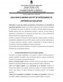 Guia para elaborar los ppt de intercambio de experiencias educativas