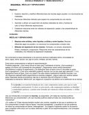 Secuencia: mezclas y separaciones