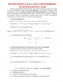 Método fórmula Ball, para curva quebrada