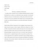 Determinism, compatibilism and libertarianism